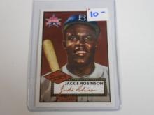 1997 TOPPS ALL STAR WEEKEND JACKIE ROBINSON 1952 TOPPS ASG CARD