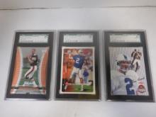 LOT OF 3 TIM COUCH GRADED RC