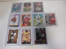 LOT OF 10 STAR FOOTBALL ROOKIE CARDS