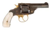 Factory Engraved Silver And Gold Marlin Model 1887 DA Revolver