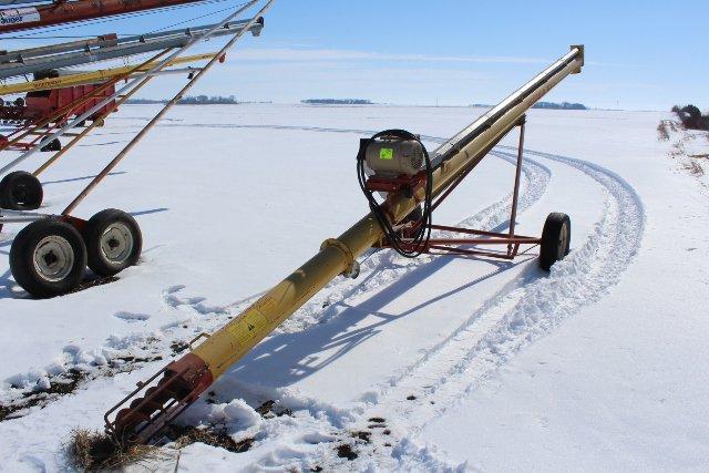8" X 31' WESTFIELD AUGER WITH 5 HP ELECTRIC MOTOR