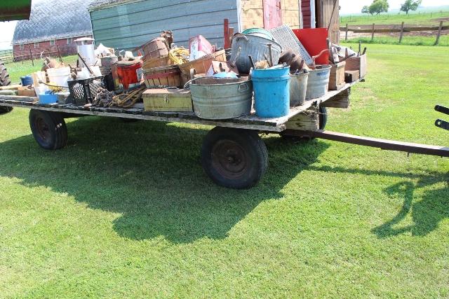 16' FLATBED HAY RACK WITH GEAR