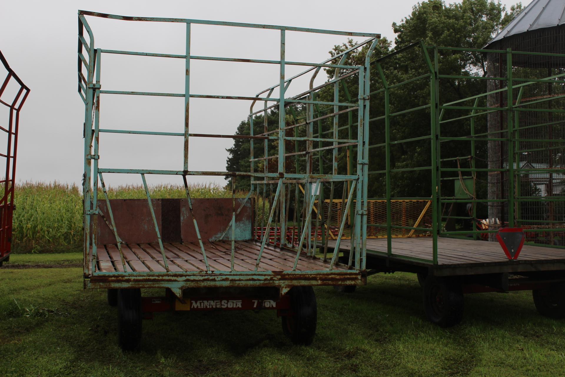 9' X 16' FORAGE KING STEEL CAGE AND FLOOR