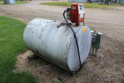 325 Gallon Gas Barrel, Gasboy Pump & Meter, Auto Nozzle