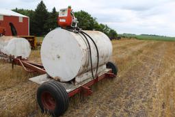 500 Gallon Diesel Barrel, Gasboy Pump & Meter, Auto Nozzle, on 2 Wheel Trailer