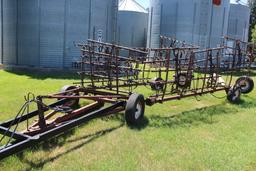 Lindsay 45’ Spike Tooth Drag, 7 Section, on Hyd Cart