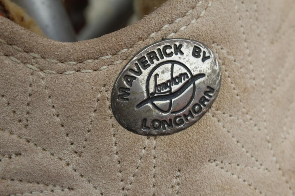 Longhorn 15 1/2" Saddle, Maverick, With Bridle Model # 396