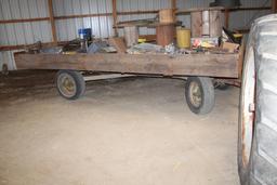 8' X 14' Flat Rack with 15" Tires with David Bradley Running Gear