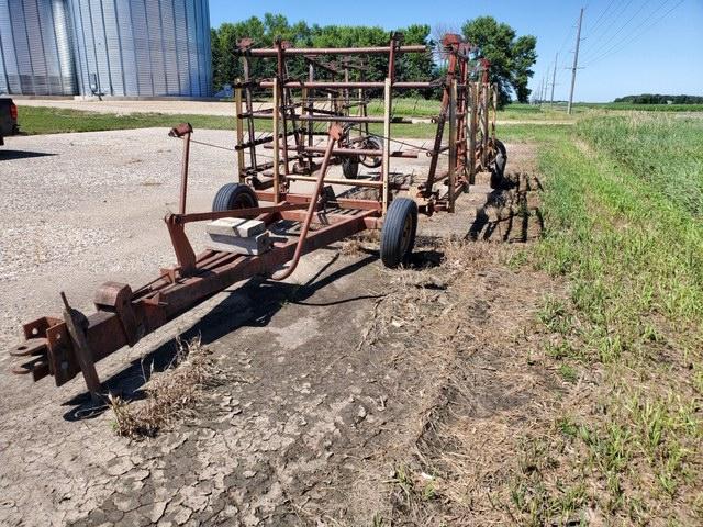 Melroe Aprrox 42' Spring Tooth Drag On HYD Cart., Tax Or Sign ST3 Form,