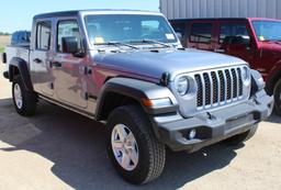 2020 Jeep Gladiator Sport 4x4, Trail Rated, Package 24S, Billet Silver Metallic,
