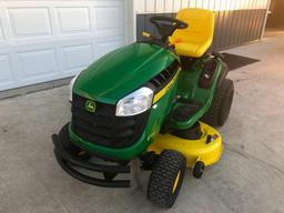 Brand New 2020 JD E-130 Hydro Lawn Tractor, 20 Hp, 42' cut, Purchased at Kibble Equipment, BI