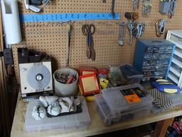 Contents of Benchtop and Wall, Organizers, Dole Moisture Tester, Bars