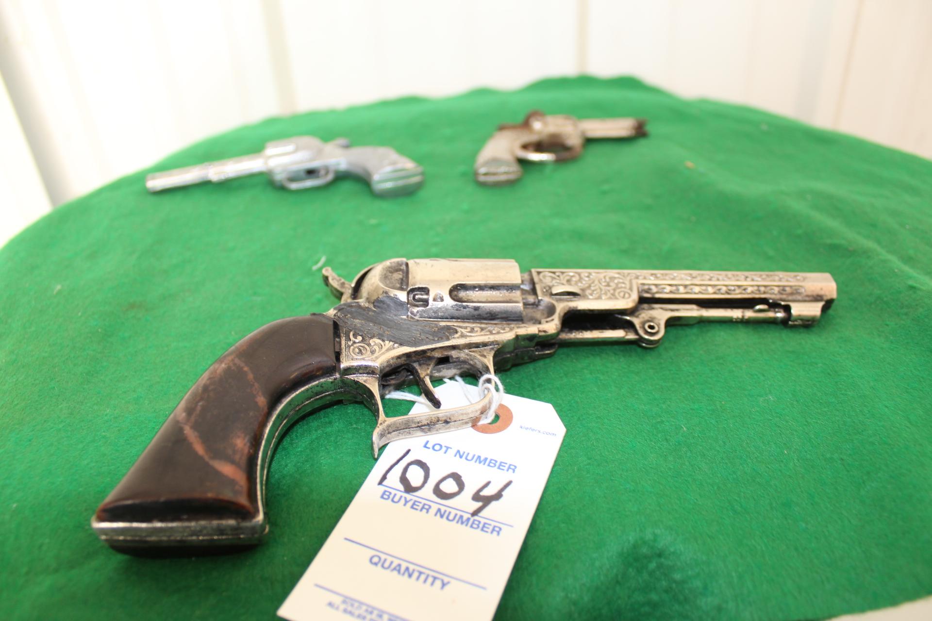 (3) Toy replica revolvers