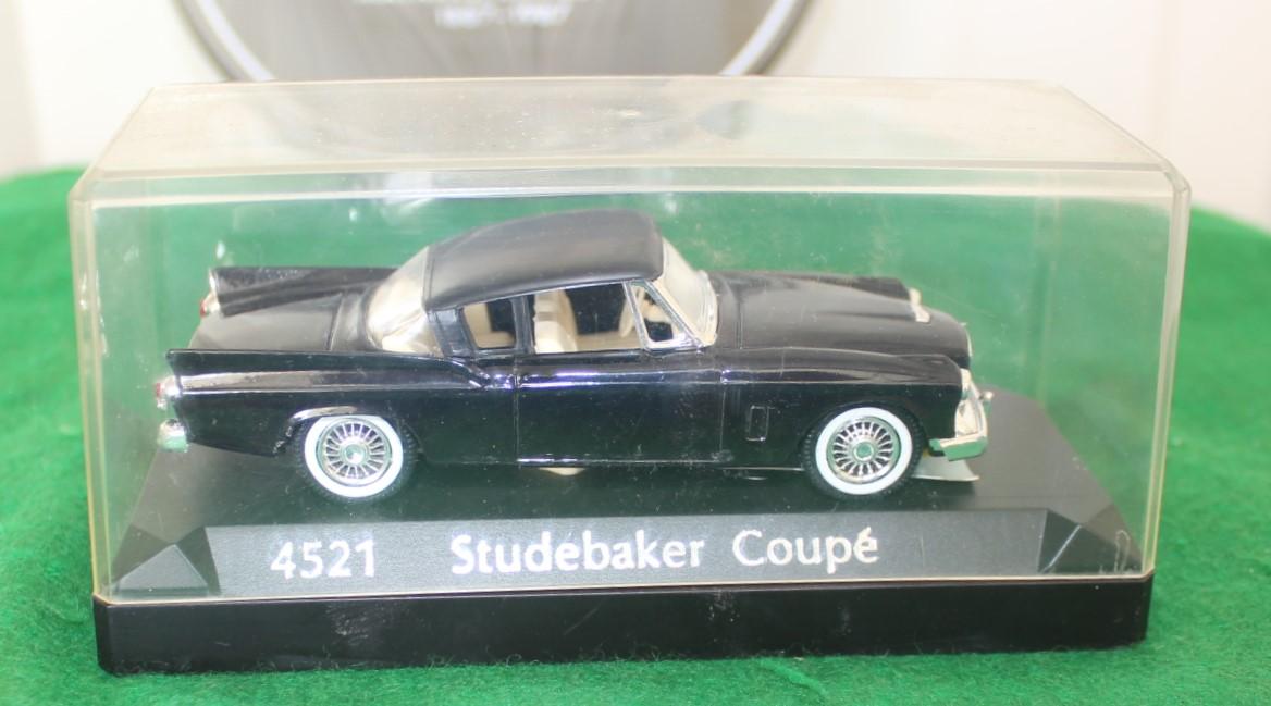 Harley Davidson replica toy, Studebaker Coupe toy replica, Maynard MN comme