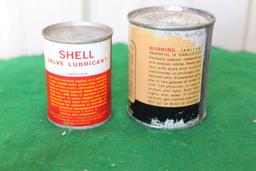 Shell valve lubricant can, Archer rustop concentrated can, both unopened