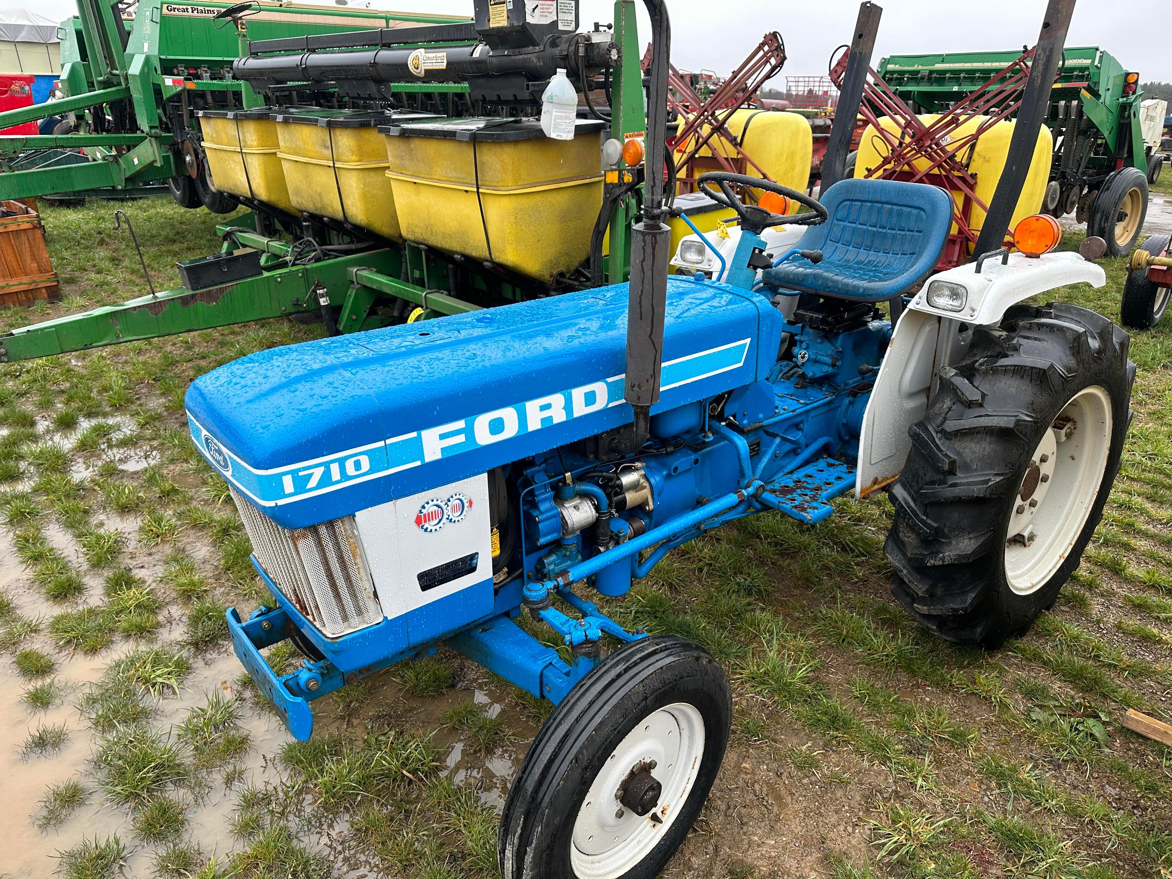 Ford 1710 Diesel Tractor, 213 Original Hours
