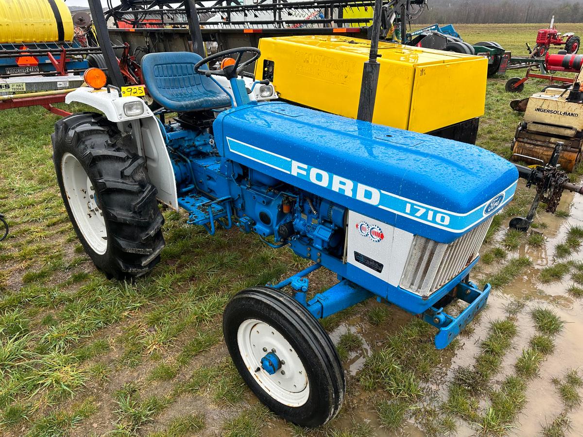 Ford 1710 Diesel Tractor, 213 Original Hours