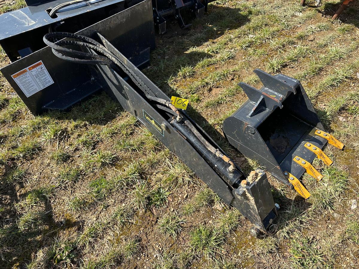 Land Honor Skid Steer Backhoe Attachment With 20” Bucket