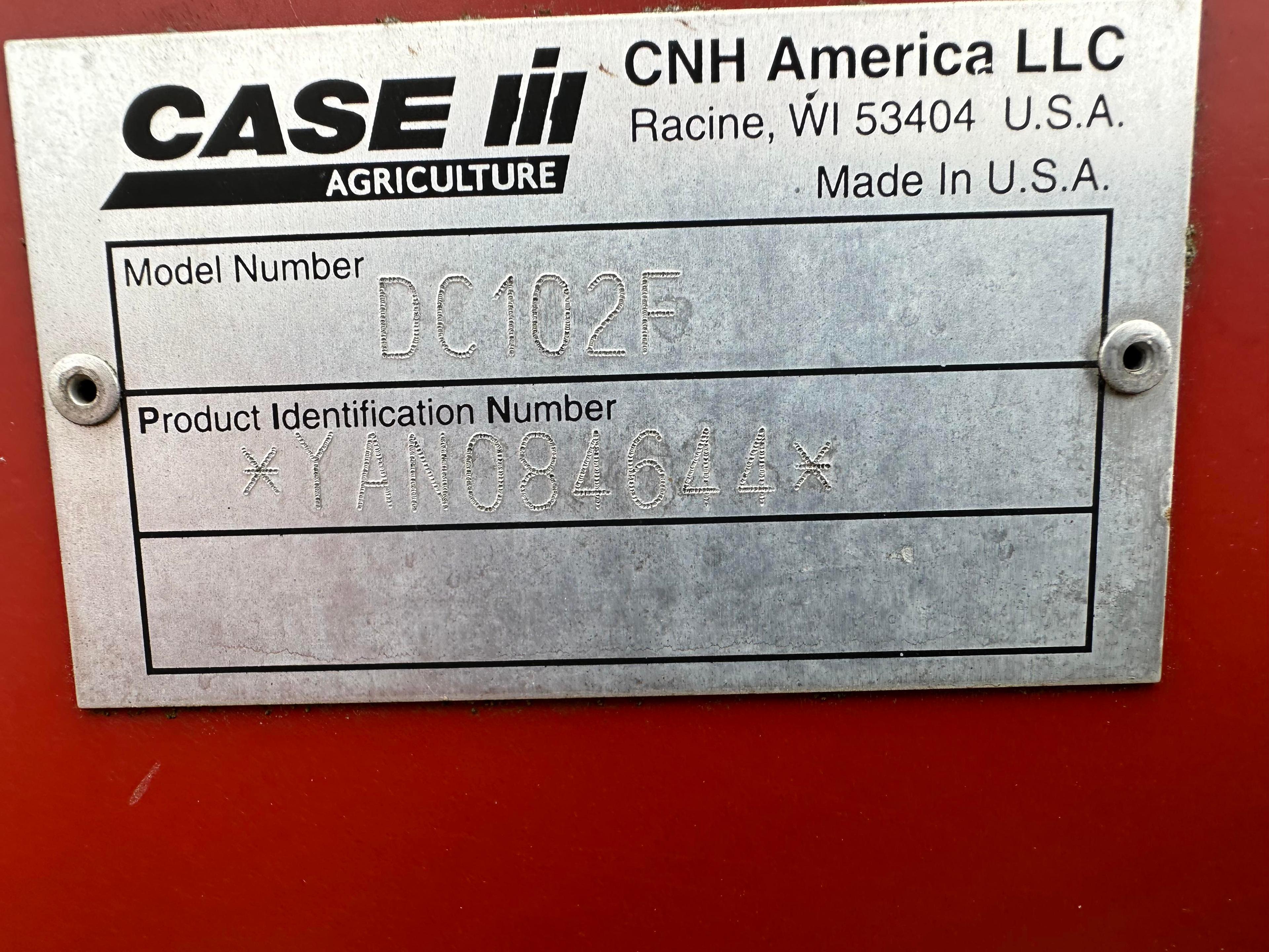 Case IH DC102 Disc Mower Conditioner