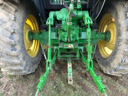 John Deere 6115D MFWD Cab Tractor with 673 Self Leveling Loader