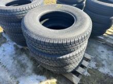 (4) New ST235/85R16 Load Range G 14 Ply Trailer Tires