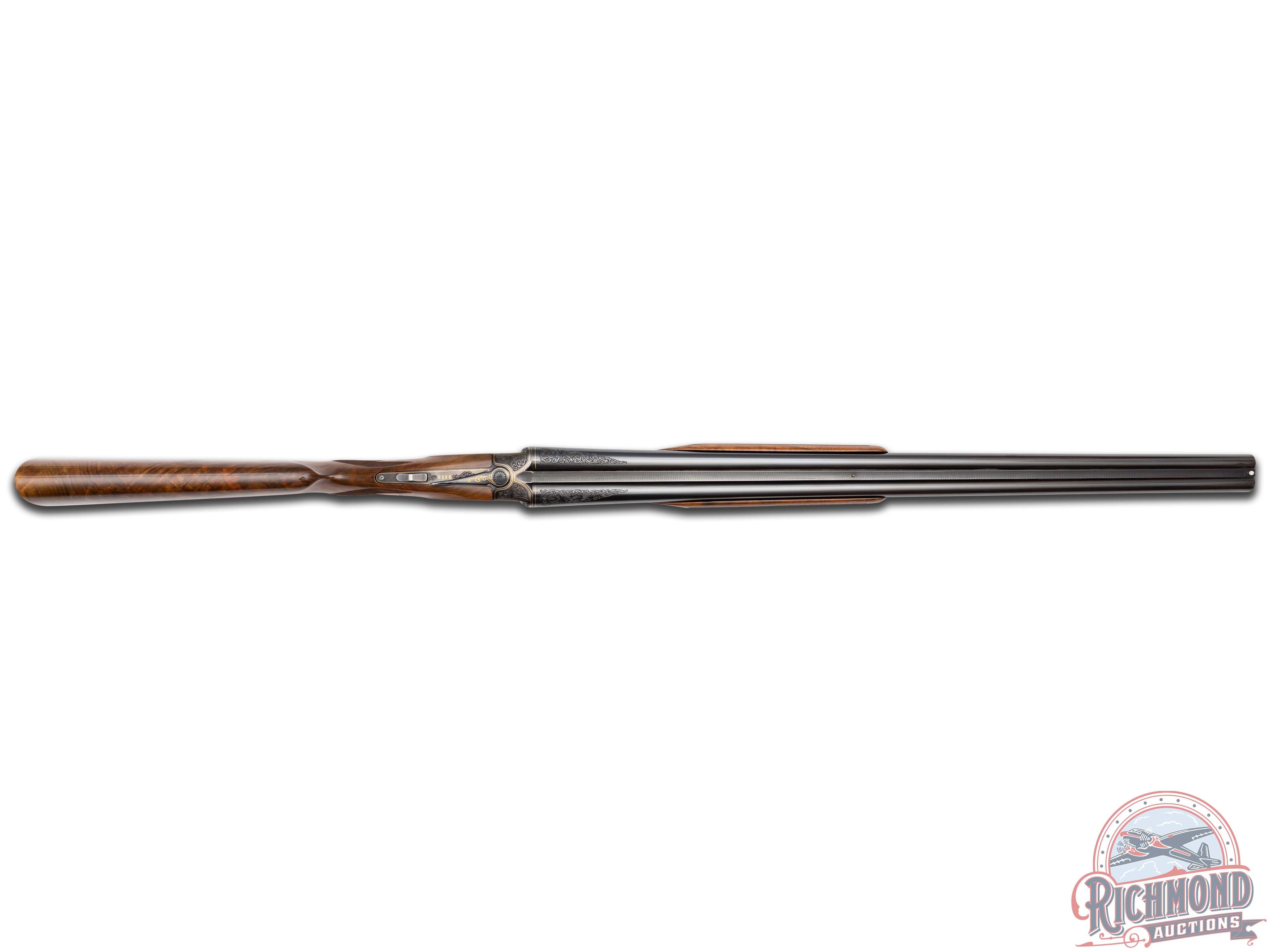 Superb Engraved 1937 Winchester Model 21 Skeet 20 Gauge Double Barrel Shotgun by Gino Cargnel
