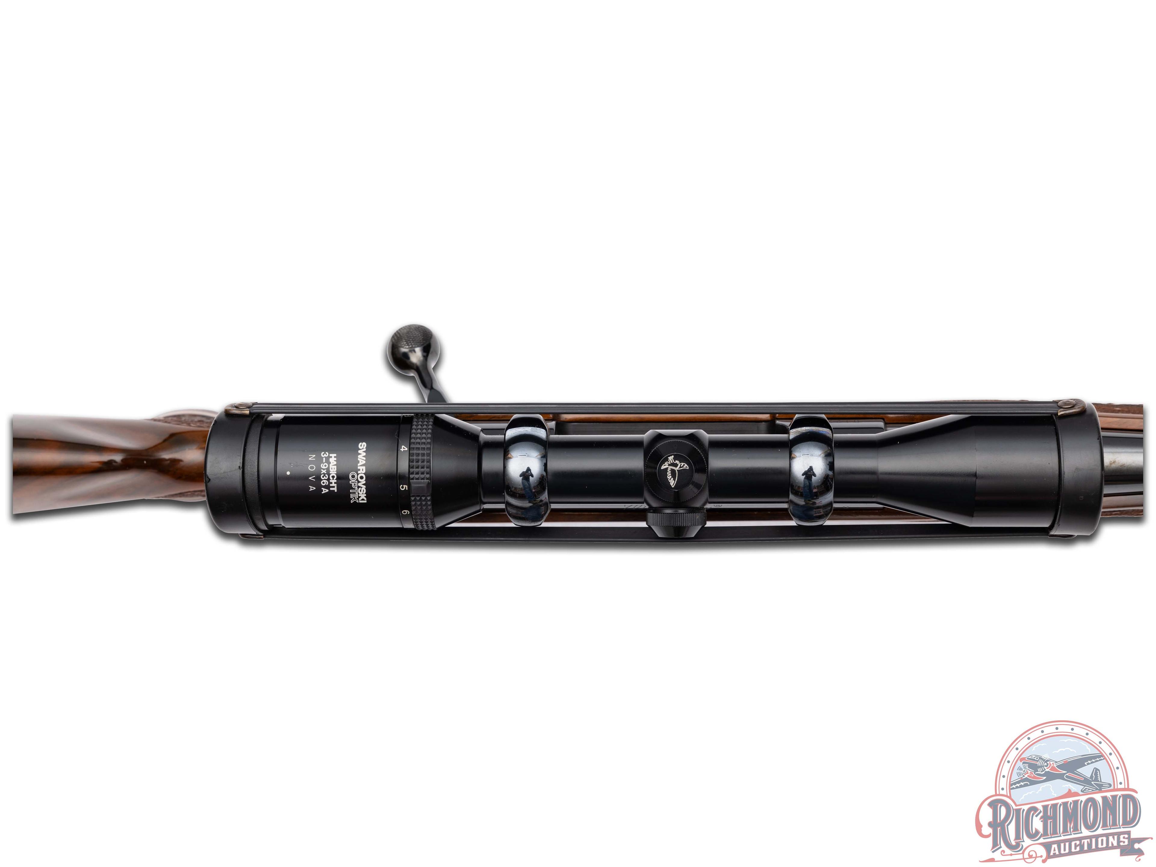 Custom 1980 Weatherby Left Hand Mark V Bolt Action Rifle in 300 WBY Mag & Swarovski Scope