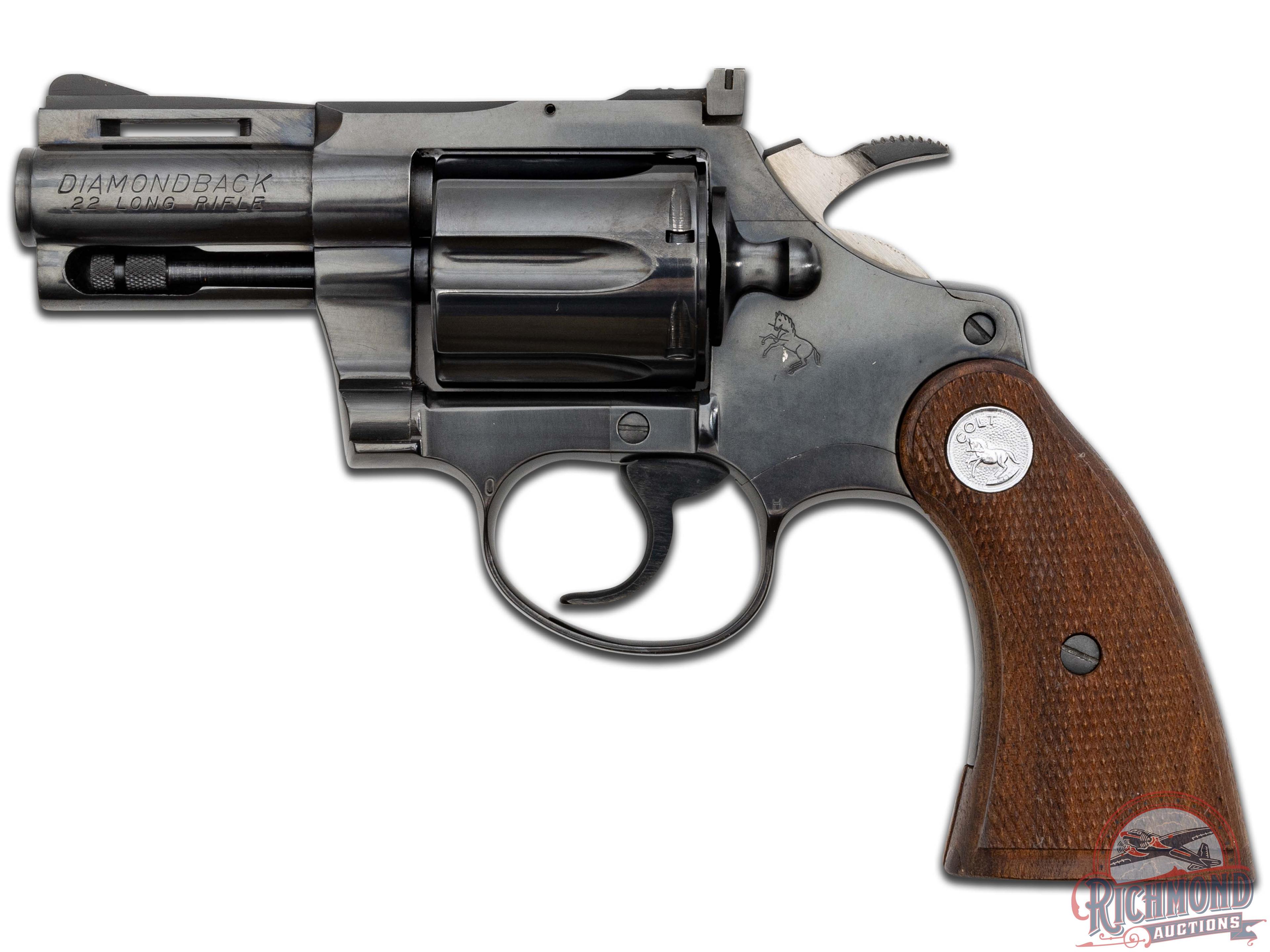 Stunning 1969 Colt Diamondback 2.5" Blued .22 LR Double Action Revolver in Original Box