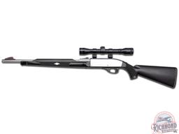 1977 Remington Nylon 66 Apache Black & Chrome .22 LR Semi-Auto Rifle with Scope