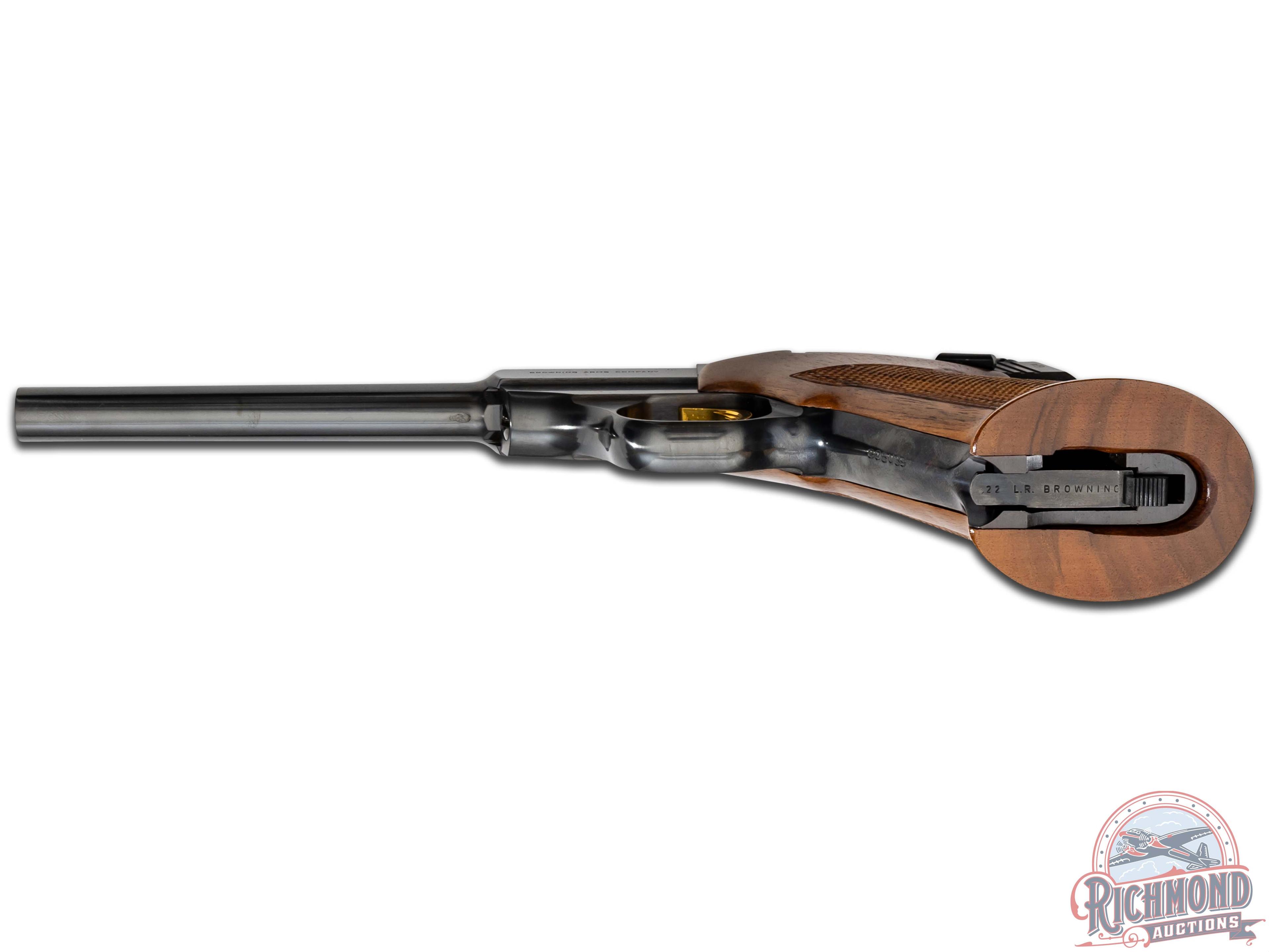 Stunning 1968 Browning Belgian Challenger Target .22 LR Semi-Automatic Pistol