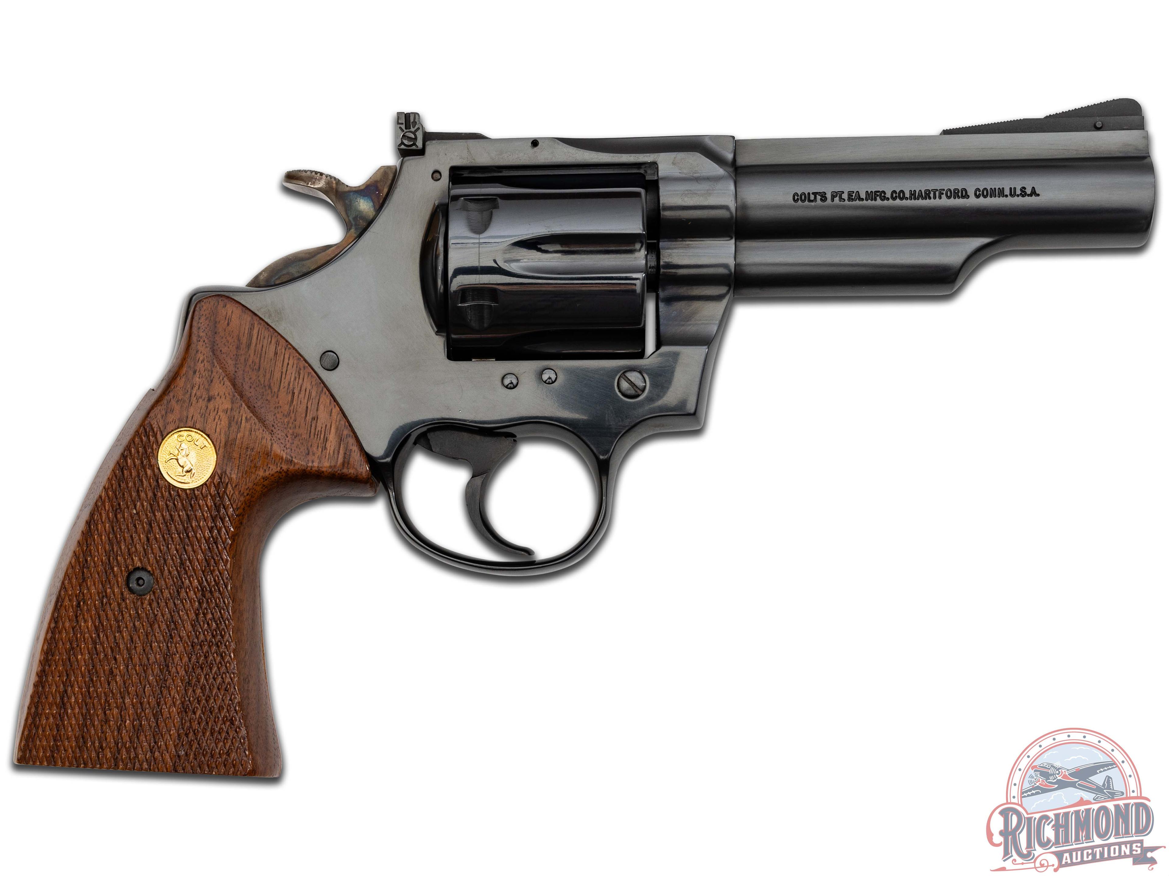 1979 Colt Trooper MK III .22 LR 4" Blued Double Action Revolver in Original Box