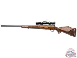 1973 West German Weatherby Mark V Bolt Action Rifle in .270 WBY Mag & Weatherby Scope