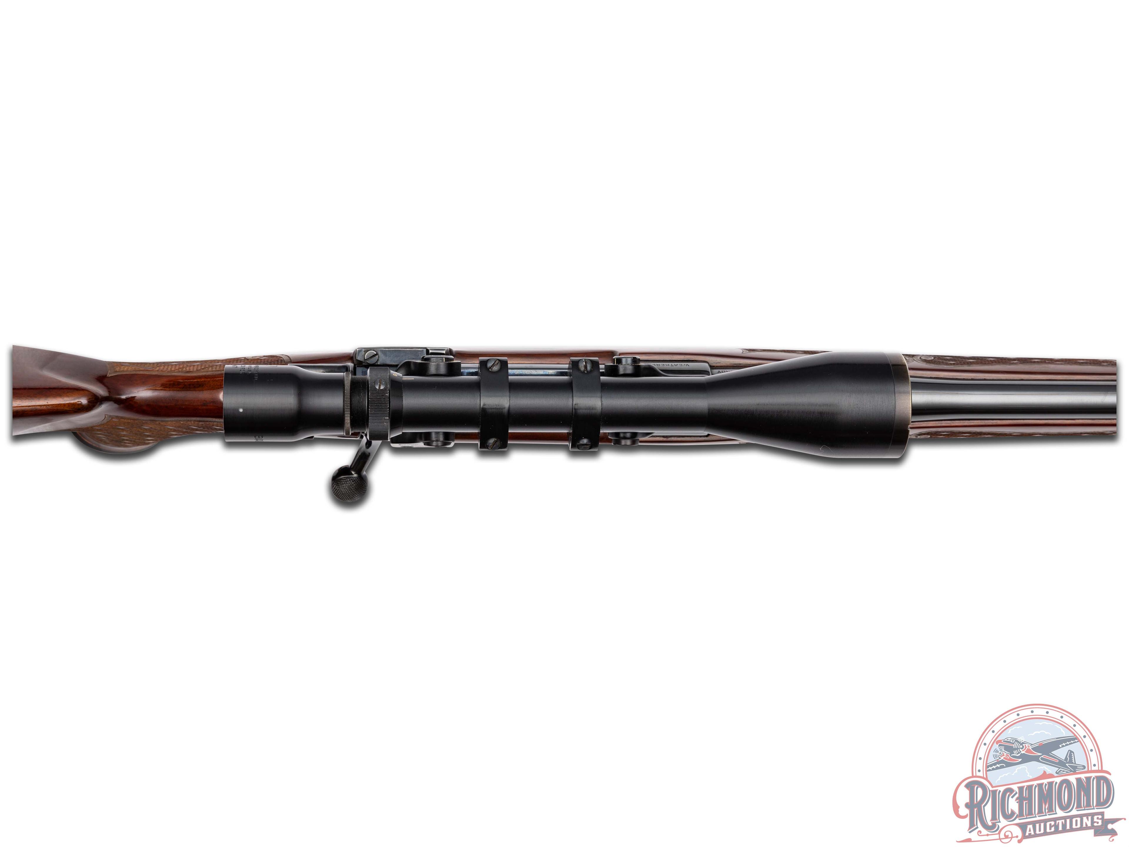 1957 Weatherby South Gate, CA Mauser Series Bolt Action Rifle in 300 WBY Mag & Scope