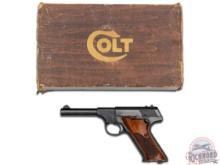1974 Colt Huntsman 4.5" .22 LR Semi-Automatic Pistol in Original Box