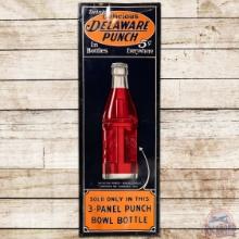 Early Drink Delaware Punch in Bottles Cardboard Sign w/ Bottle