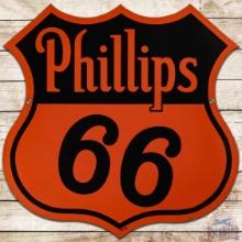 1948 Phillips 30" DS Porcelain Shield Sign