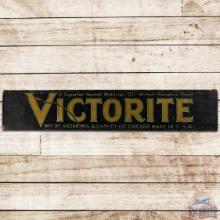 Early Victorite Gaskets Double Sided Wooden Sign Chicago IL