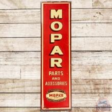Mopar Parts and Accessories Emb. SS Tin Sign w/ Logo