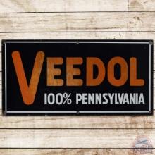 Veedol 100% Pennsylvania Motor Oil SS Porcelain Sign