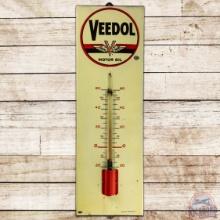 Veedol Motor Oil SS Porcelain Thermometer w/ Logo