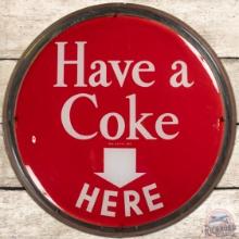 Have a Coke Here DS Lighted Advertising Sign w/ Arrow