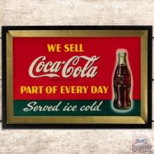 We Sell Coca Cola Part of Every Day Cardboard Sign w/ Bottle