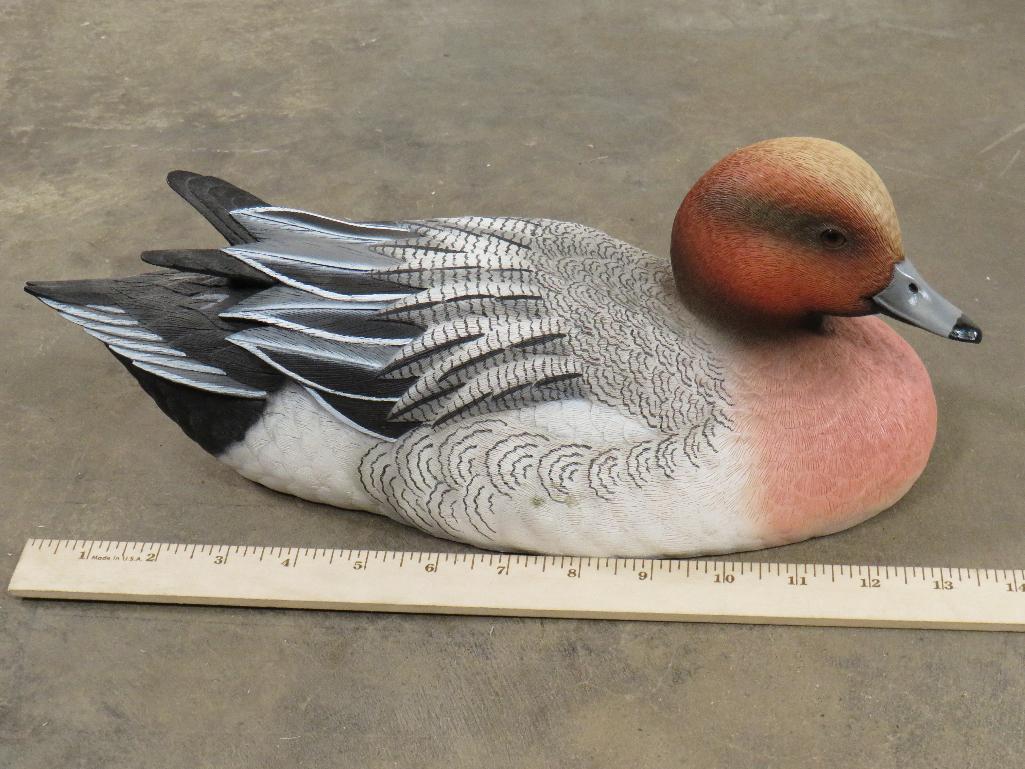 2 Beautifully Crafted Duck Decoys by Artist Jules A. Bouillet Both Signed by the Artist
