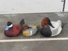 2 Beautifully Crafted Ducks Unlimited Special Edition 2002-03 2003-04 Wood Duck Decoys (ONE$)