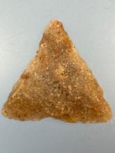 1 7/16" Cohansey Quartzite Triangle Point, Found in Burlington Co., New Jersey
