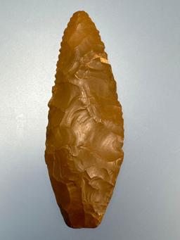 HIGHLIGHT 3 1/16" Jasper Paleo Agate Basin, Found in Northumberland Co., PA By Harold Dunston, Ex: G