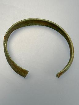 Impressive Bracelet, Labeled as Viking, w/Incredible Design, Measures 2 3/4", Ex: Hanning Collection