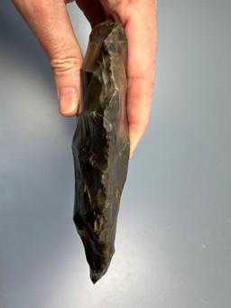 NICE 6 1/4" Knife Blade, Found in Massachusetts, Chert Blade, Large Example