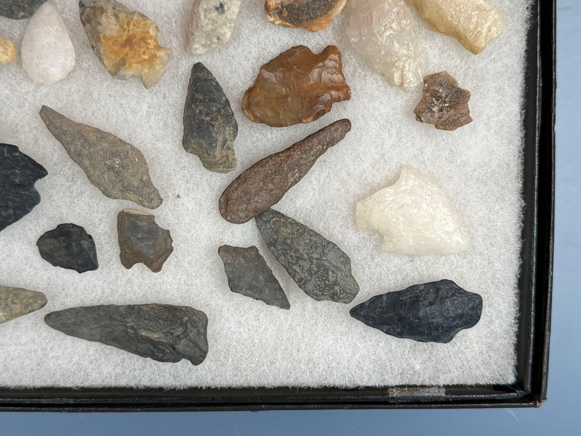 Lot of Various Arrowheads, Points, Longest is 2 3/8", Found in Southern New Jersey