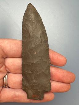 3 7/8" Esopus Chert Stem Point, This and others were found in fields next to the Conn. River in East